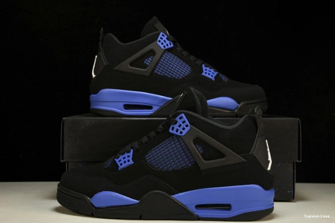 HYPE CT8527-018 Royal Black Game Jordan Retro 4 0716